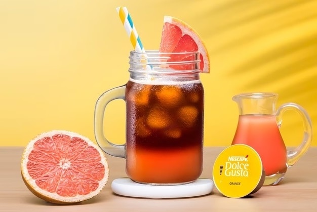 iced grapefruit grande coffee