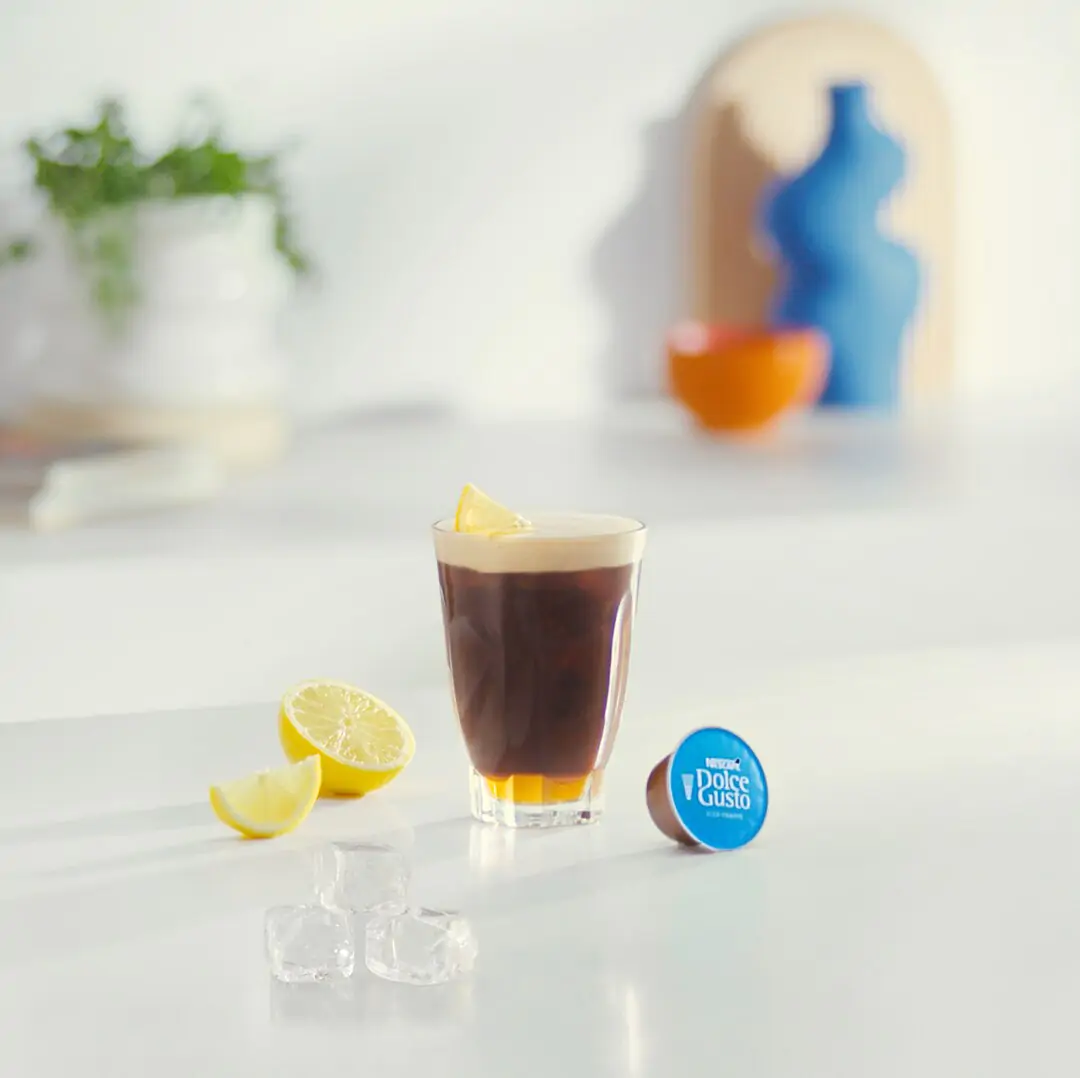 Cup of iced coffee